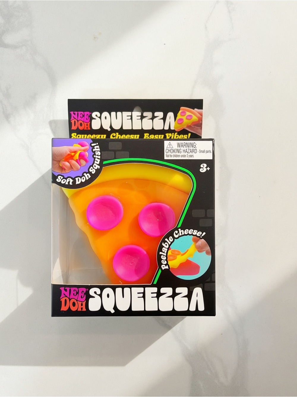 RARE NeeDoh Squeezza Pizza Squishy 🍕 Viral Collectible NEW in Box